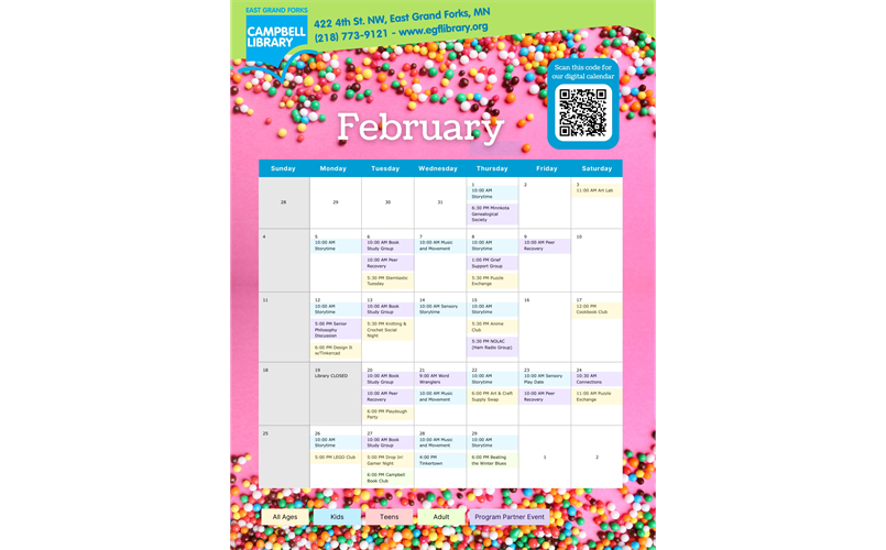 Campbell Library - February Events