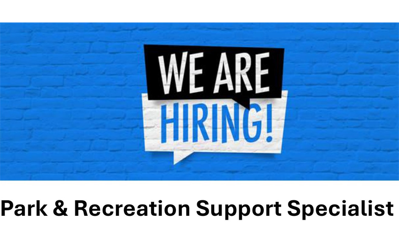 Park & Recreation Support Specialist Position