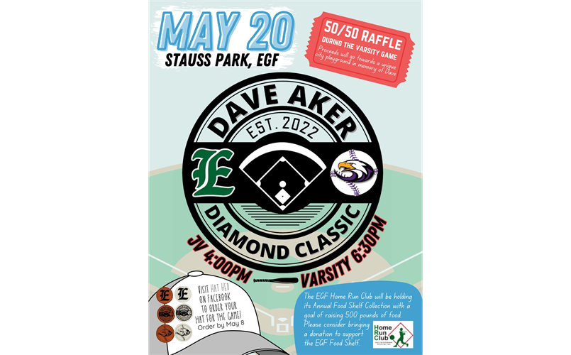 Dave Aker Diamond Classic Monday, May 20th