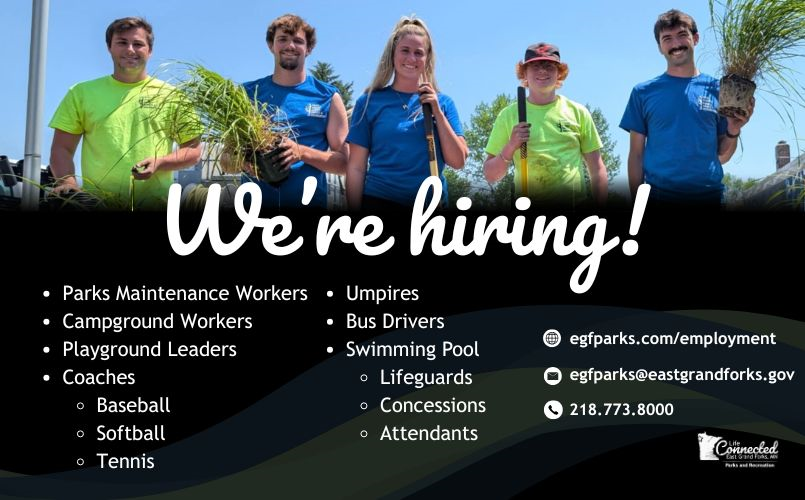 Now Hiring Part Time Summer Employees!